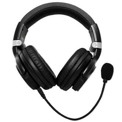 Portable 3.5Mm Wired Stereo Studio Gaming Headset Mini Hd Voice Mono Microphone
