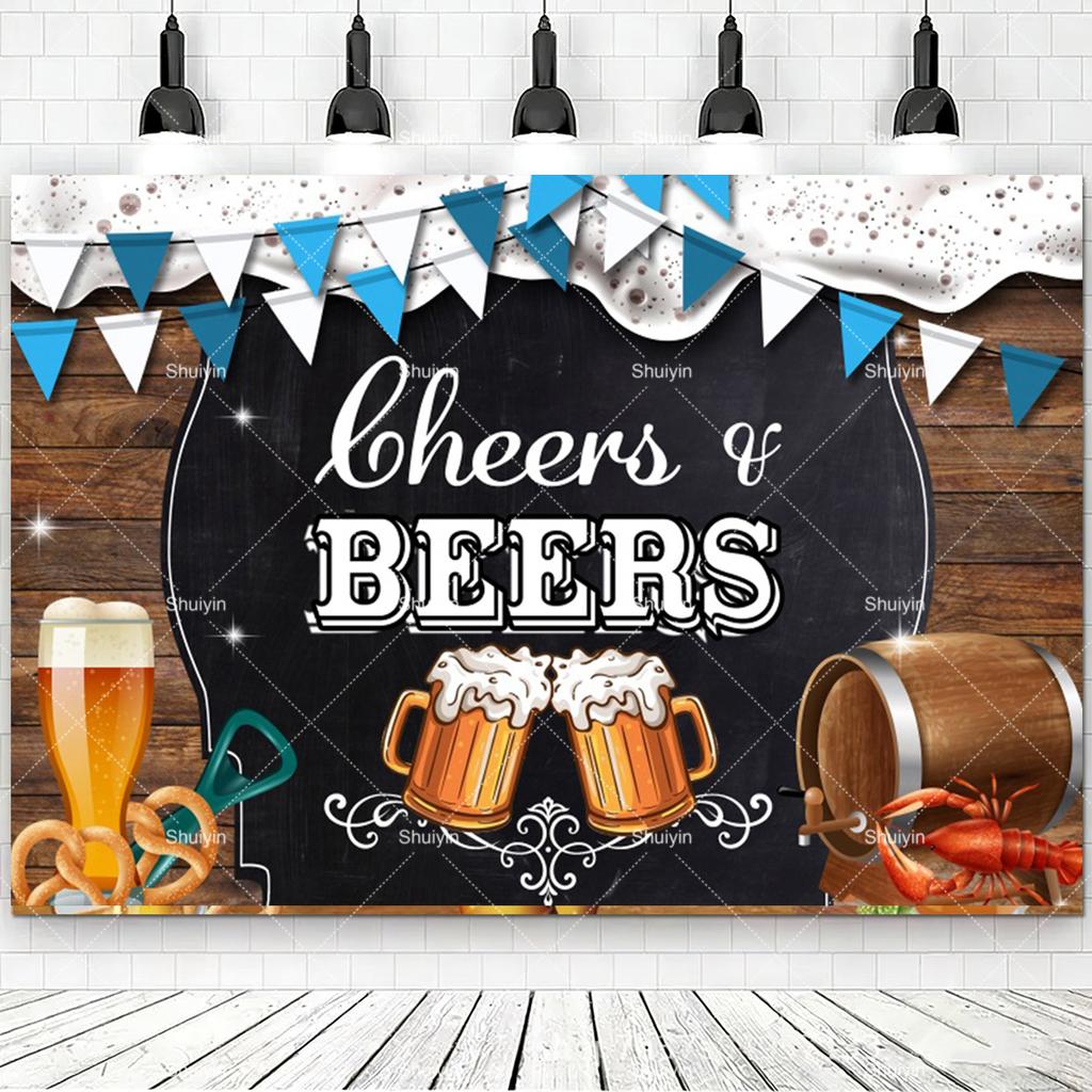 Whisky Cigarre Vintage Bois Fond Photographie Anniversaire Homme Décorations Fournitures de Fête Style Été Bar Décor Mural Rideau
