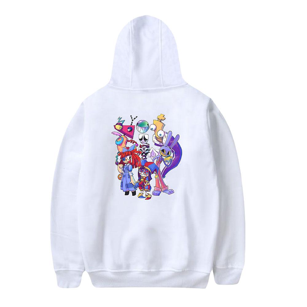 The Amazing Digital Circus Sudadera con capucha para hombre y mujer, unisex, estampado gráfico, Cool Tie Dye, ropa de calle, sudadera con capucha de manga larga