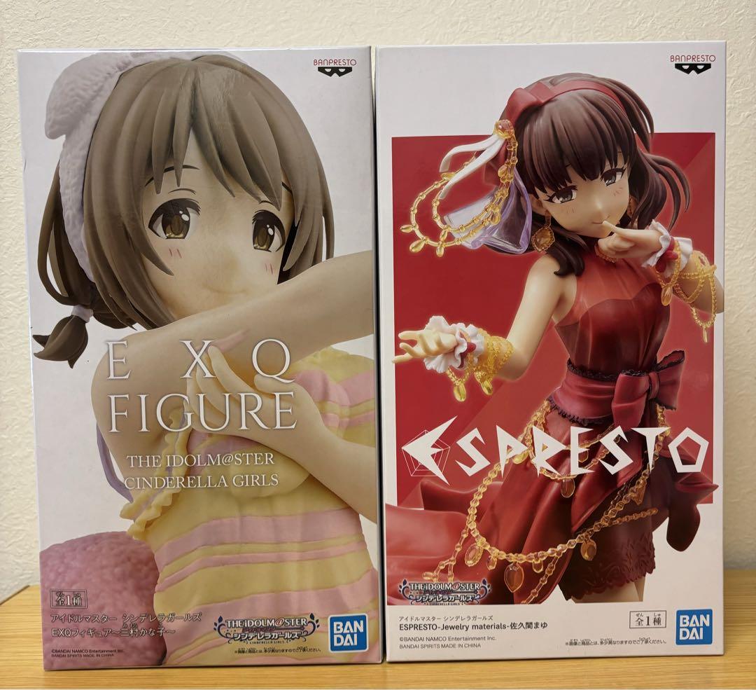 

[USED] Kanako Mimura and Mayu Sakuma Prize Figures from The Idolmaster Cinderella Girls