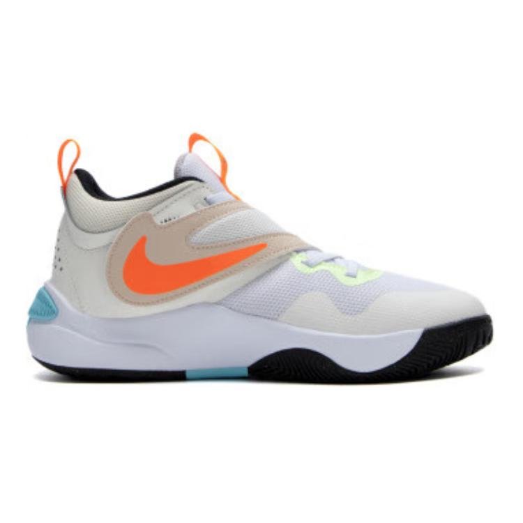 Nike Team Hustle D11 GS CHBL Kids Sneakers White Sail Barely-Volt HF5735-181