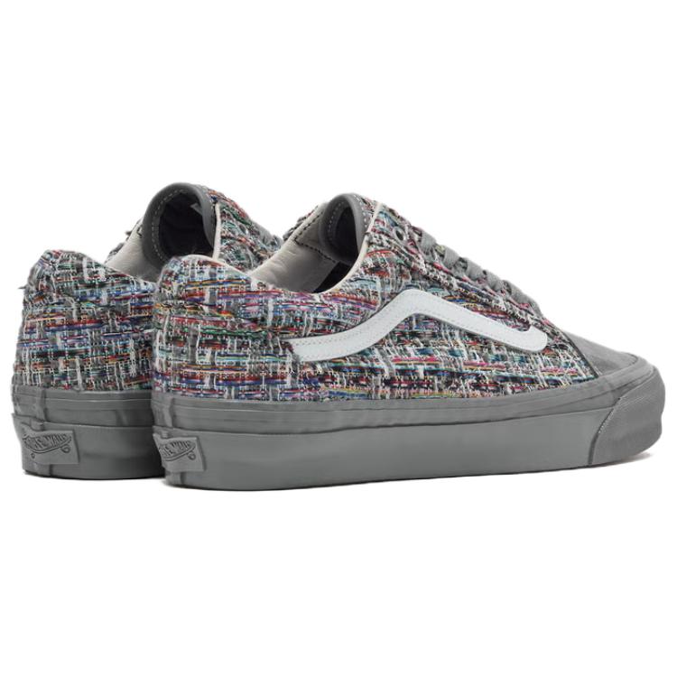 Vans Old Skool Tweed Classic Versatile Low-Top Skate Shoes Unisex Sneakers Gray VN000D9V85T1