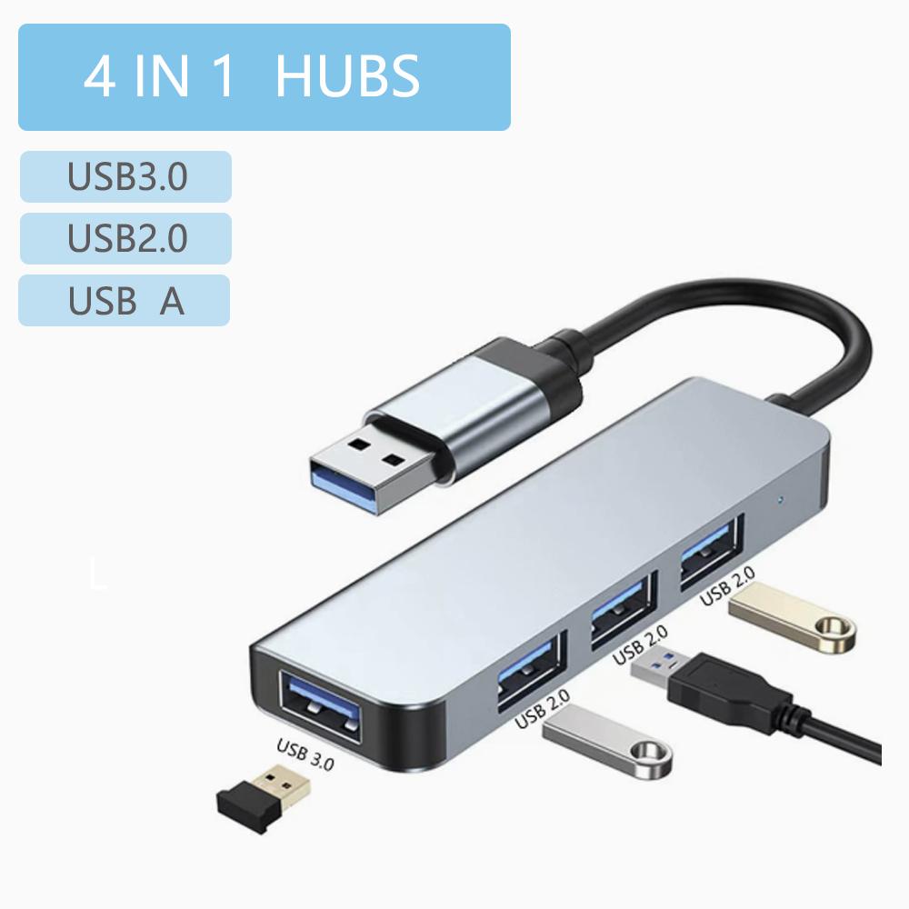 USB C Hub USB Splitter 8in1 7in1 7in2 3in1 USB Extender with 4 USB Port 1 USBC Port TF/SD Card Reader Audio Output Compatible