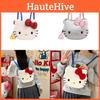 Cat Red Bow Cartoon Cute Backpack Student Leisure Bag For Use Daily