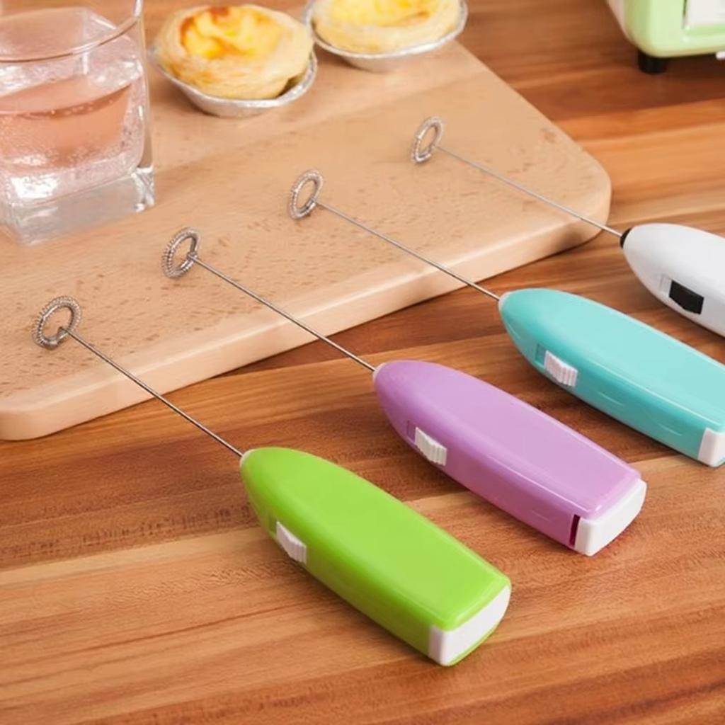 Handheld Electric Egg Beater Mini Mixer for Home Baking Cream Whipping and Egg Stirring with Stainless Steel Whisk Shaft
