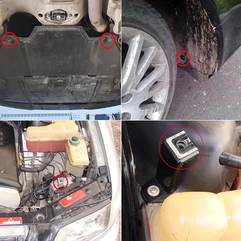 Engine Undertray Clips Splashguard Shield Bottom Cover Fastener For Rover For 75 For Vw For Passat B5 For Skoda For Superb I Snap Screws Hood Buckle