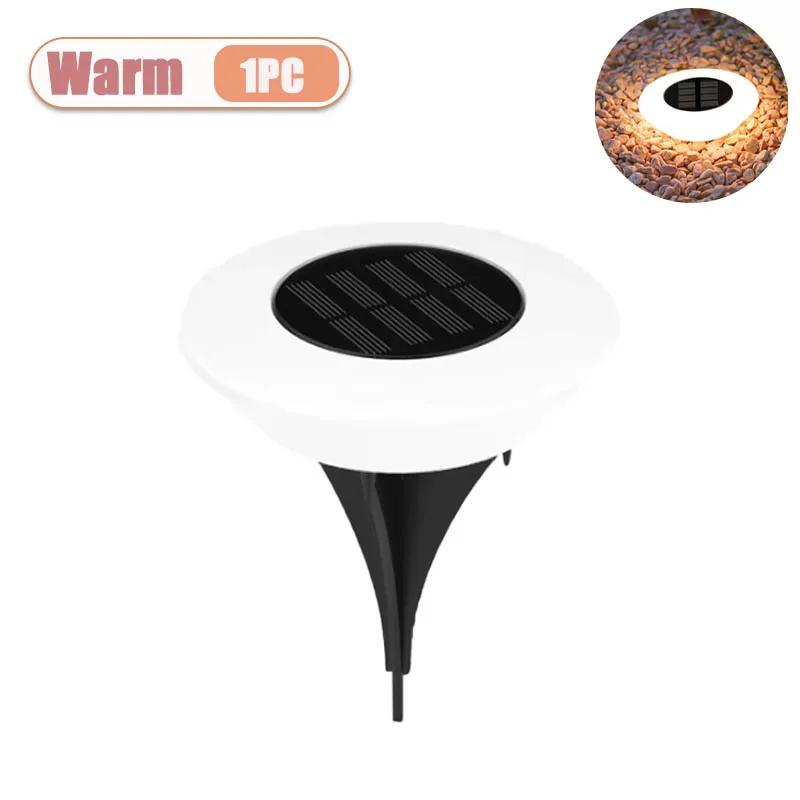 1-10 SZTUK Lampy Ogrodowe Solarne Wodoodporne Zewnętrzne Lampy LED Podłogowe Oświetlenie Krajobrazowe Wkopane do Dekoracji Podwórka