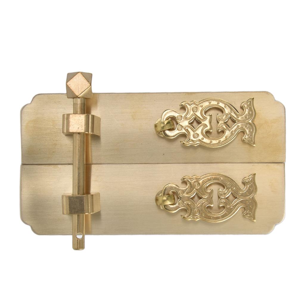 Chinese Antique Brass Handle Retro Exquisite Easy Installation Oriental Cabinet Handles for Cabinets Wardrobes