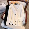 Plus Size Women's Cardigan Sweater, Bust 150-160 Cm, Loose Knitwear Jacket for Sizes 200-350 Jin
