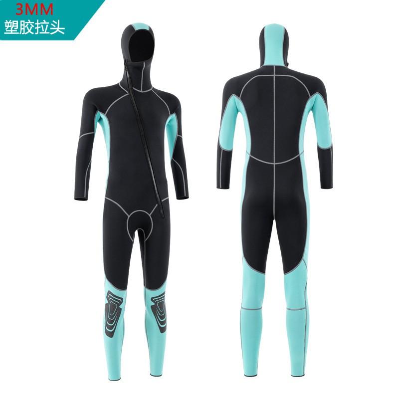 Mens Womens 3mm 5mm 7mm Neoprene Wetsuit Full Body Hooded Diving Surfing Snorkeling Cold Water Swimming
