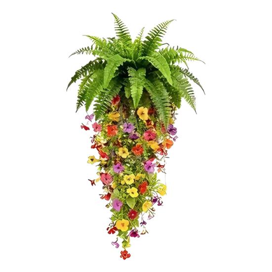 Fake Hanging Plants UV Resistant Fake Vines Artificial Ivy Plants