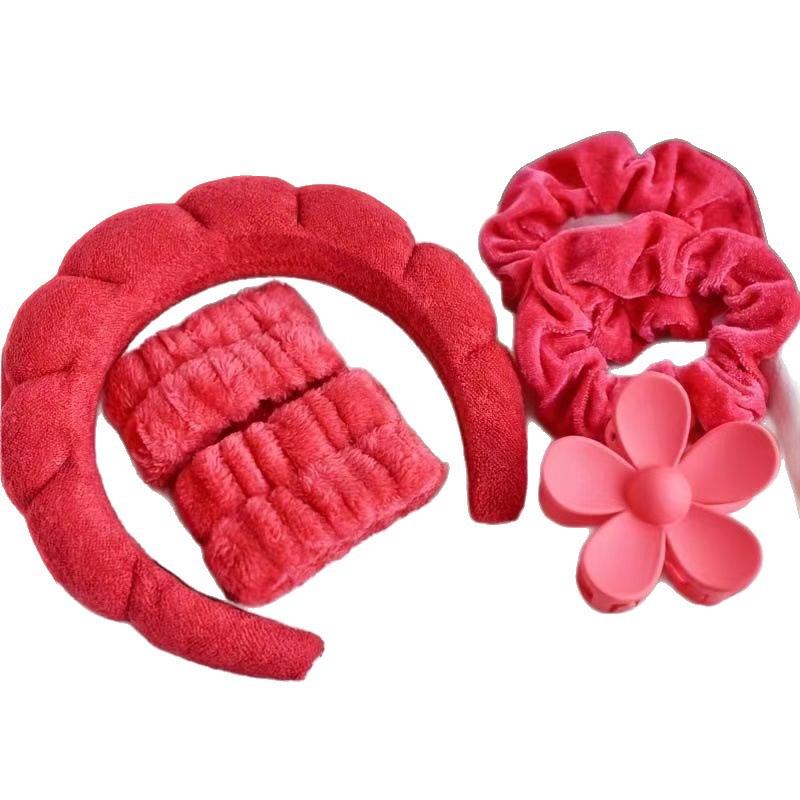 

Повязка на голову и браслет Cross-Border Twist Cloud для умывания лица