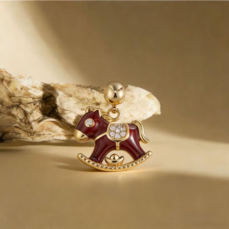 Meier Fade-resistant, versatile, and subtly luxurious new year s jewelry necklace. red for instant wealth, elegant pendant necklace