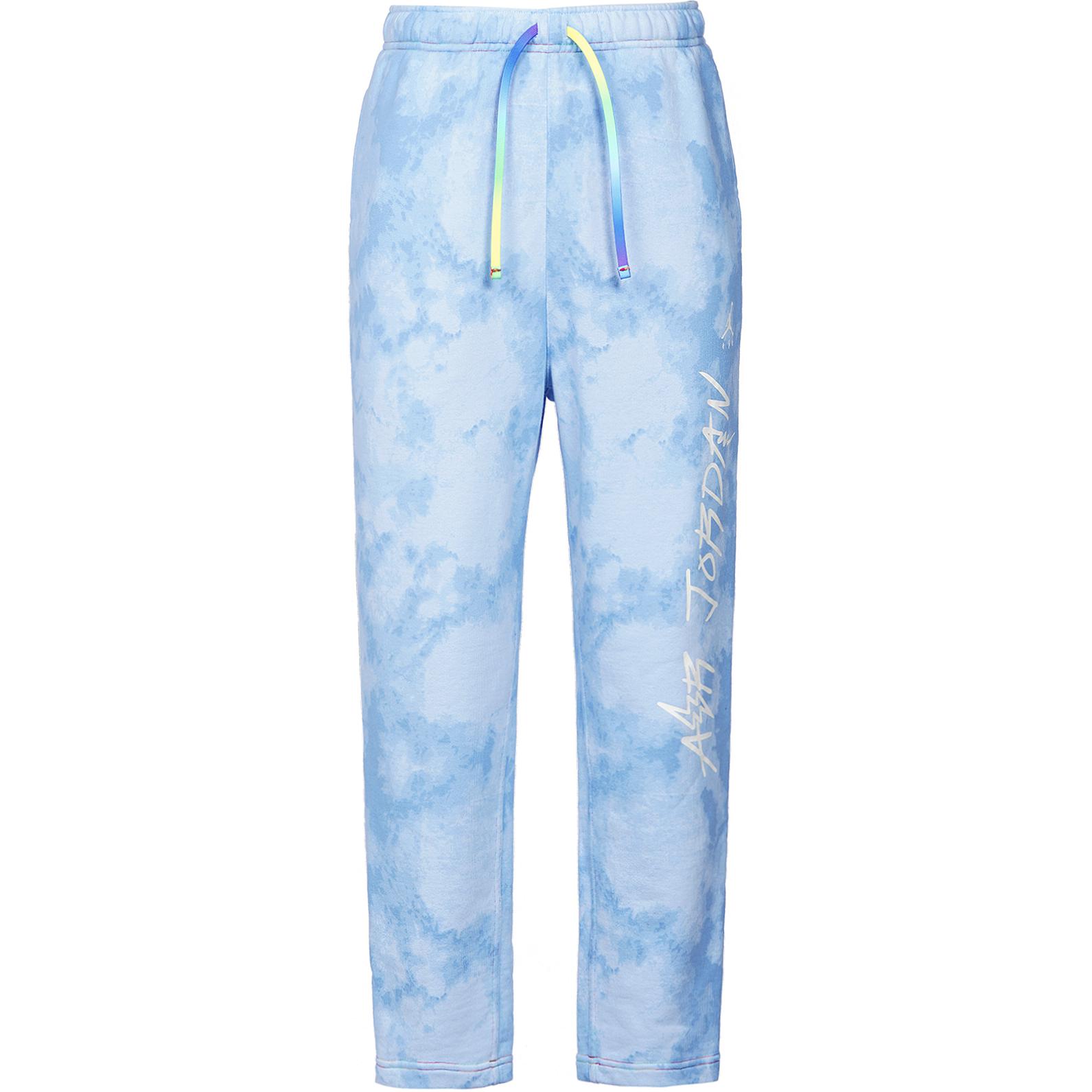 

Флисовые брюки Air Jordan x J Balvin Celestine Blue/Leche Blue Мужские брюки DR2961-447 XS