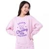 Kuromi Sweatsuit Set Up Pajamas Fleece Unisex Long Sleeve Long Pants Top and Bottom Set Loungewear [SAZAC] Women's Men's (Lilac/S/SAN1753)