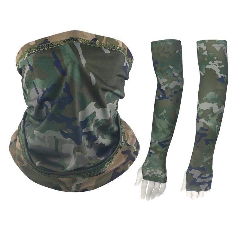 

Camouflage Ice Silk Neck Gaiter Set