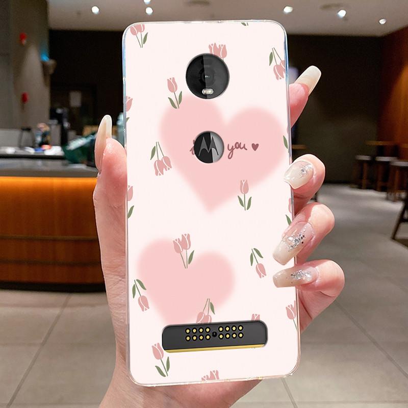 Etui Do Motorola Moto Z4 Play X4 Przezroczyste Luksusowe Modne Motyl Kwiat Miękki Silikon Tylna Pokrywa Do Moto X4 Z4 Play Etui Na Telefon