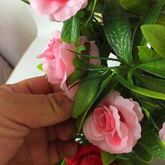 Artificial Flower Eco-friendly Washable 4 Colors Bonsai Pot Plant for Home