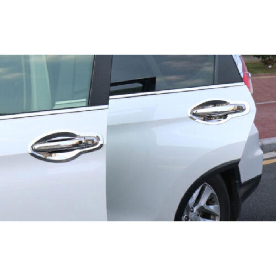 Door Bowl Steel Chrome Cover Trim Exterior Outside For Honda CRV CR-V 2012-2016