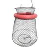 Foldable Stainless Steel Fish and Crab Basket with Steel Wire