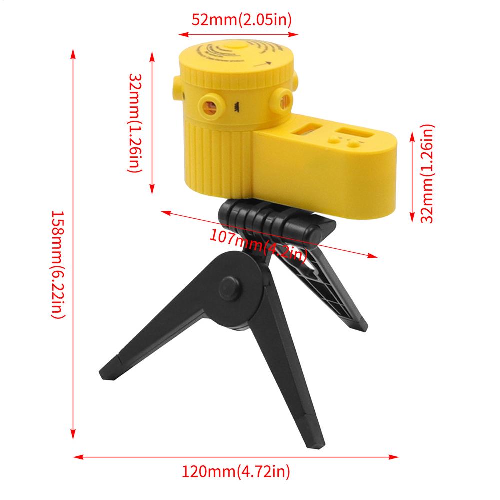 5line Laser Level With Tripod Foldable Self-leveling Laser Level 5 Line Standing Auto Sensor Alignment Construction Level Tripod