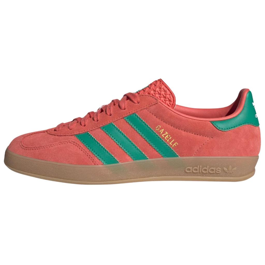 Adidas Gazelle Indoor Preloved Scarlet Court Green Unisex Sneakers Red Cloud-White JH5407