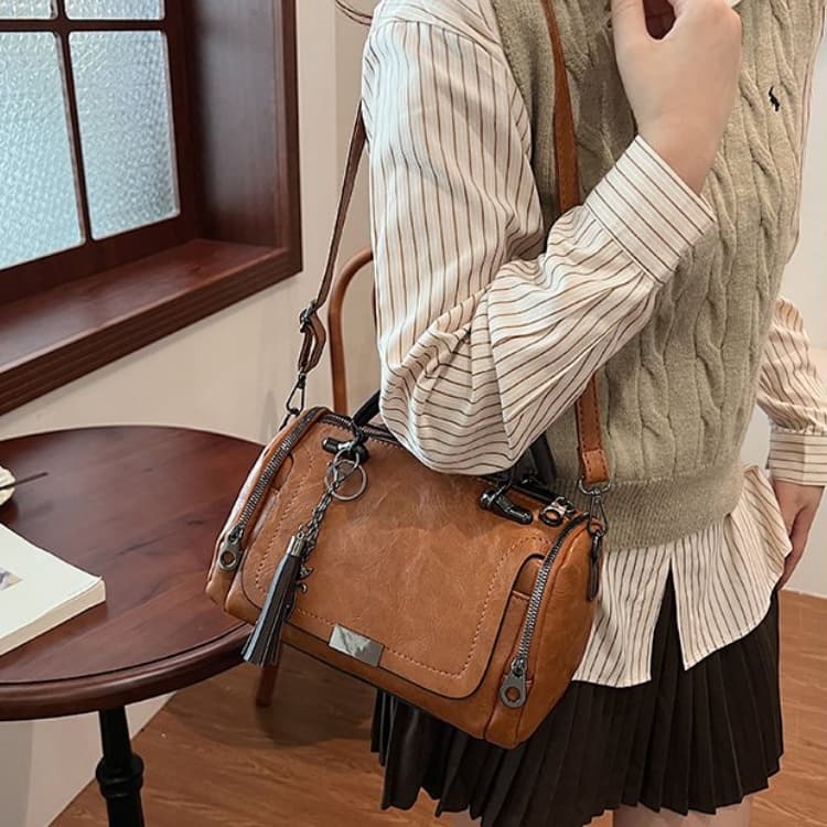 New Women's Vintage Pillow Bag One Shoulder Crossbody Bag