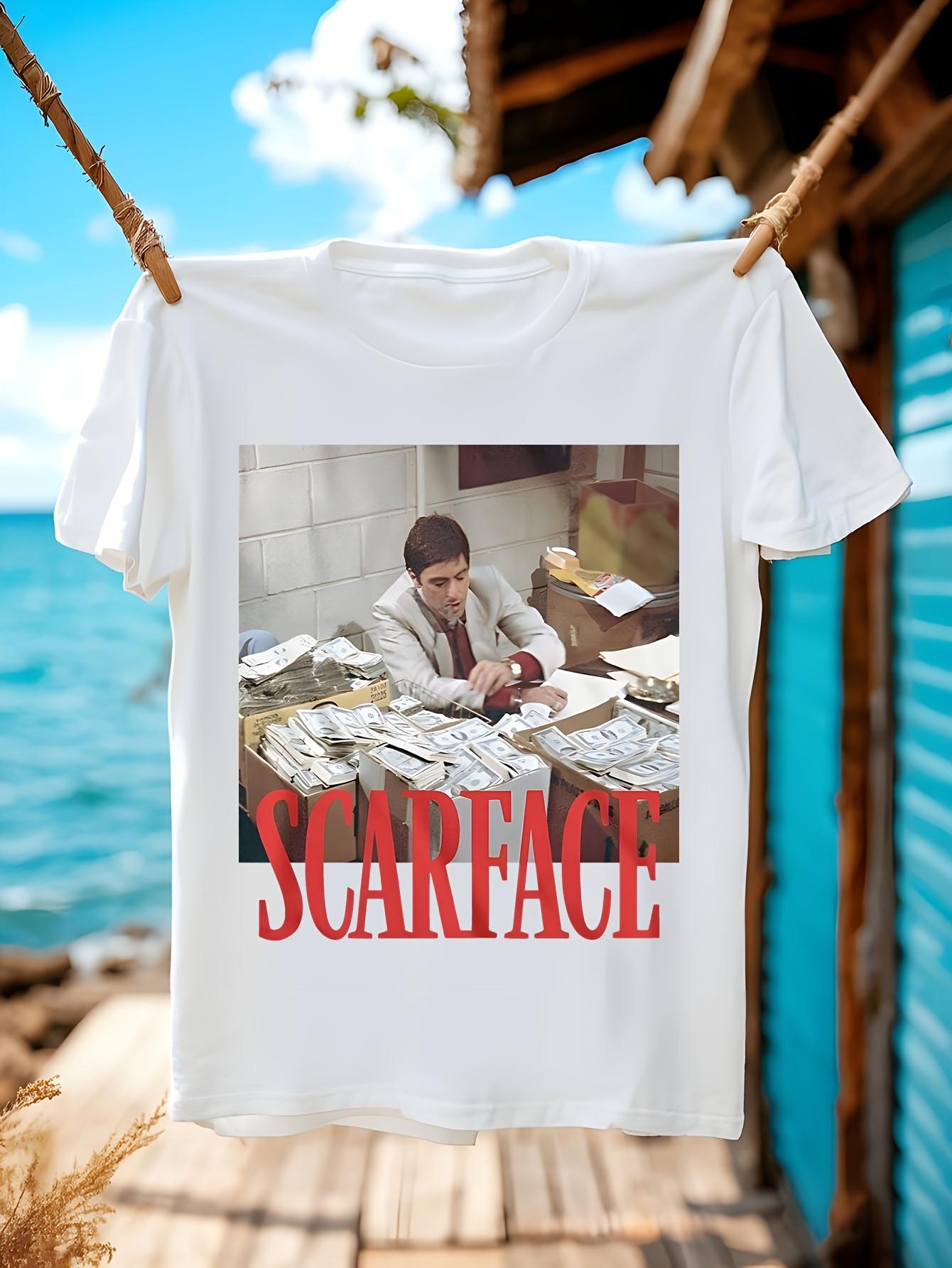 Scarface Movie Graphic Tshirt Graphic Tshirt - Tony Monta... S