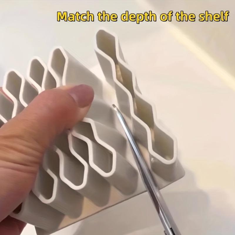 2pcs 32-Cell Grid Ointment Organizer, Divided Tube Medicine for Home Desktop Soft Cream Holder Glue Makeup Brush Sample Organizer