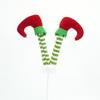 Christmas Elf Leg Hanging Ornament for Tree, Fireplace, and Party Décor