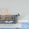 Tropical Palm Leaves Wood Wall Art And Resin Figurine Creative Jungle Decor for Bedroom Bathroom