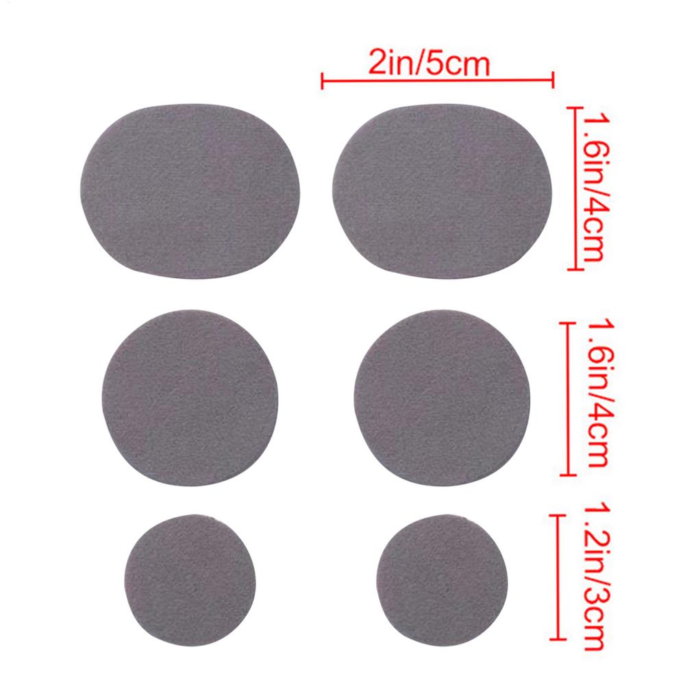 6pcs/set shoe repair Patch Stickers Heel Wear Anti-wear round patch Sneakers Repair Patches Shoe Mesh Repair Toe Holes Patches