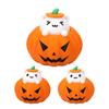 Halloween Ghost Figurine 3D Printed Pumpkin Resin Decor Figure Tiny Figurine Miniature Ornament Halloween Decoration