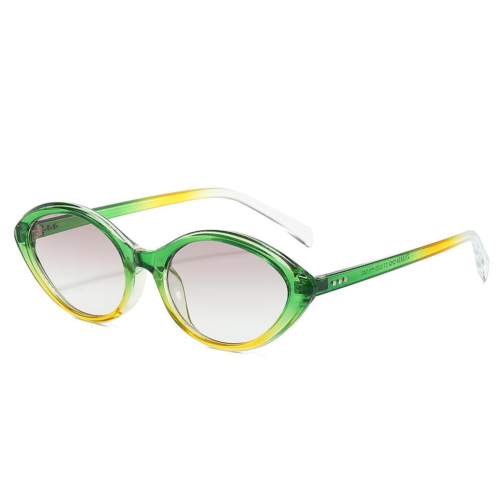 Small Frame Cat Eye Sunglasses Women'S Anti-Ultraviolet Sunshade Glasses Street Shooting Tide Sunglasses Women