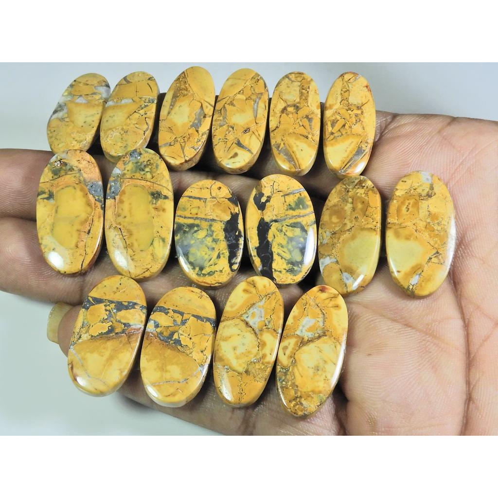 25-27MM Natural Malingano Jasper Matched Pair Fancy Loose Gemstone 8Pair Lot A-622