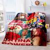 Customizable K-KAROL-G flannel blankets, perfect for autumn warmth, suitable for children and adults, and stylish K-POP shawls