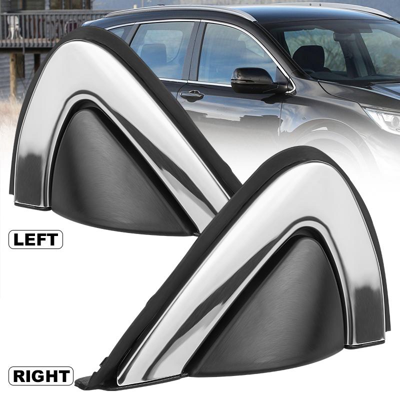 Door Wing Mirror Side Corner Triangle Fender Trim For Honda Crv 2017 2018     75495-RLA-A01/75490-RLA-A01