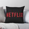 Netflix Logo Square Pillowcase Polyester Linen Velvet Printed Zip Decorative Home Cushion Cover