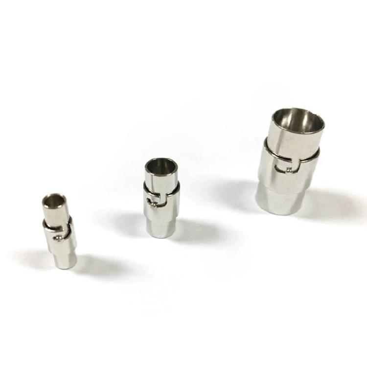 10 Pack Copper Magnetic Clasps Cord End Caps Leathers Rope End Caps for Jewelry