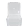 Cosmetic Storage   Box Containers with Hinged Lid Dust Proof Large Capacity Space Saving Clear Plastic Case