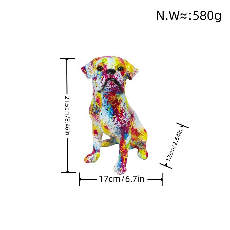 Sitzender Hund Wohnzimmer Weinschrank Handwerksdekoration Heim Desktop Büro Ornament Dekoration Geschenk