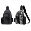 Fishing Bag with Rod Holder Waterproof Nylon Fishing Accessories Sling Bag Lightweight Outdoor Hiking Hunting Fishing Gear Single