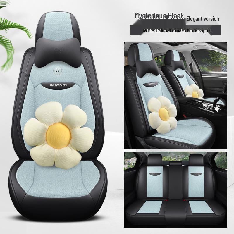 

Universal Full Coverage Car Seat Cover for Civic Bora Lavida Sagitar - Four Seasons Ice Rattan Cushion