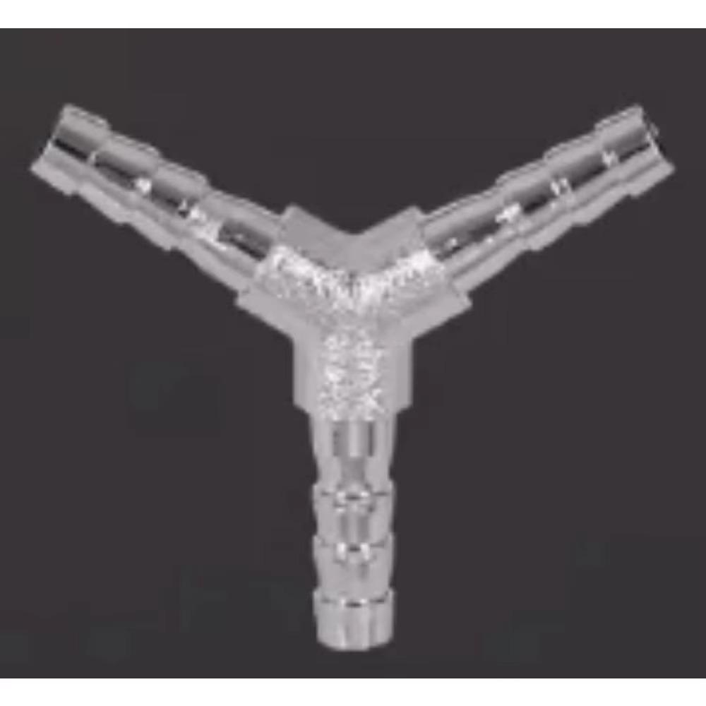 4 -25 Mm 2 3 4 Ways Straight/Elbow/Tee/Y/Cross HoseTail Barb Chrome-Plated Brass Plumbing Fitting Connector Air Water Gas
