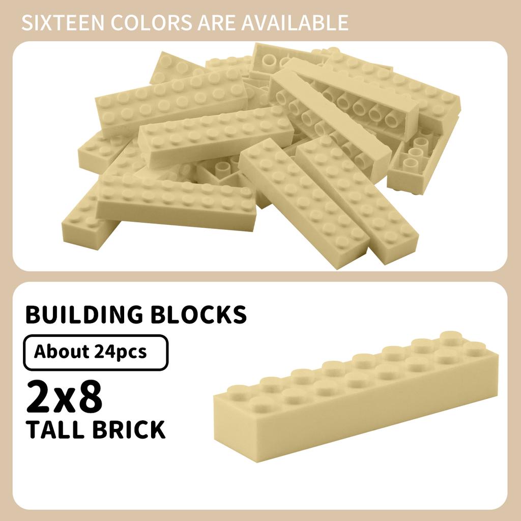 Non-Toxic 100G 2X8 High Brickbuilding Blocks Thick Figuresbricks Dots Educational Creative Sizecompatible With Plastic Toys Forchildren