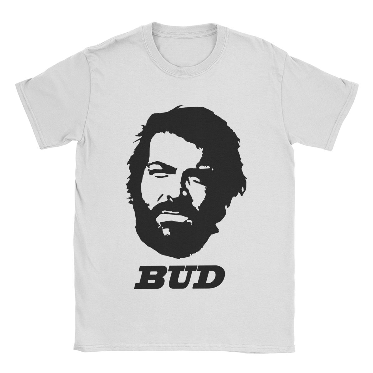 XIXI Fashion Heren T-shirts Bud Spencer Nieuwigheid Puur Katoen T-shirts Korte Mouw T-shirts Ronde Hals Kleding Cadeau Idee L