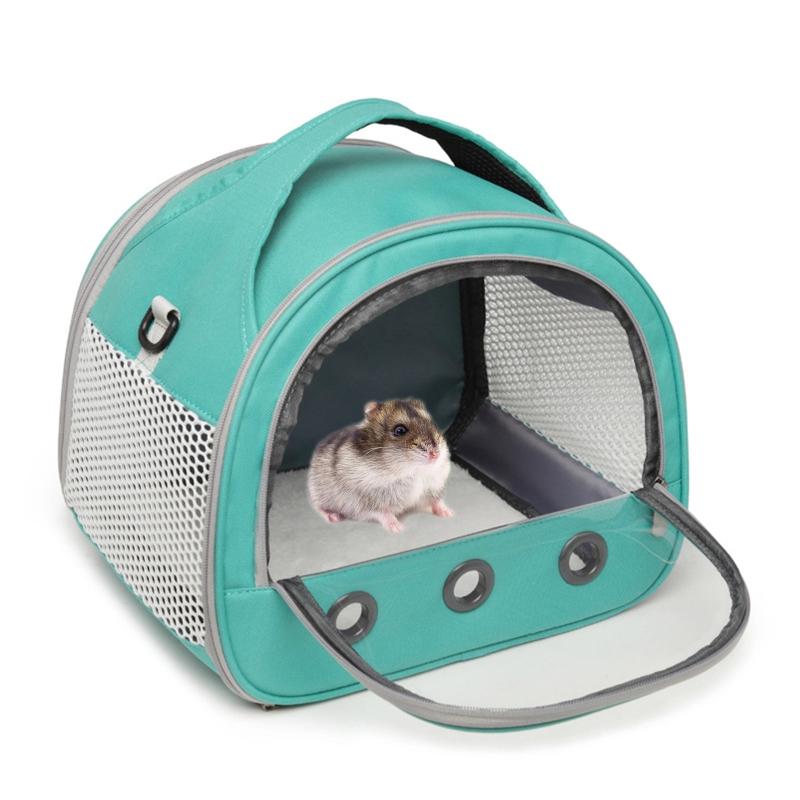 Small Animal Travel Cage Bag Portable Pet for Carrier with Adequate Ventilation Rabbit Bearded Dragon Hedgehogs for Carr