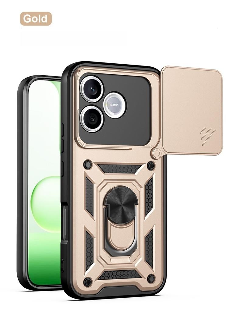Armor Funda For Honor 600 Lite 5G Case Slide Camera Ring Stand Holder Shockproof Cover For Honor 600 Pro 600Lite 600Pro 5G Capa