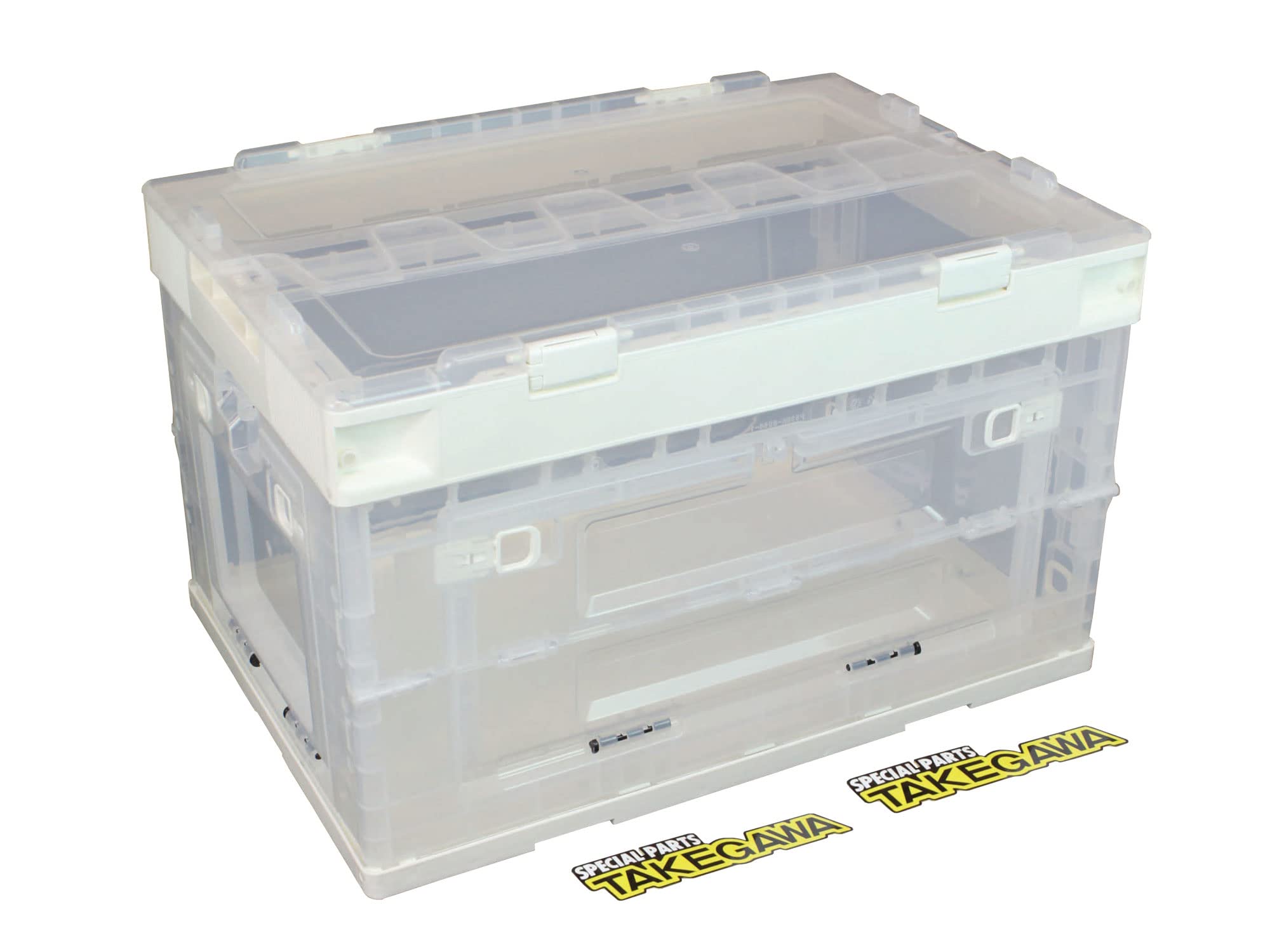 

Специальные детали Складной контейнер TAKEGAWA 50 л прозрачный белый 08-01-0204