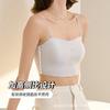Summer Light Satin Breathable Beautiful Back Adjustment Thin Belt Vest Versatile Tube Top Anti-light Vest Type Non-marking Underwear
